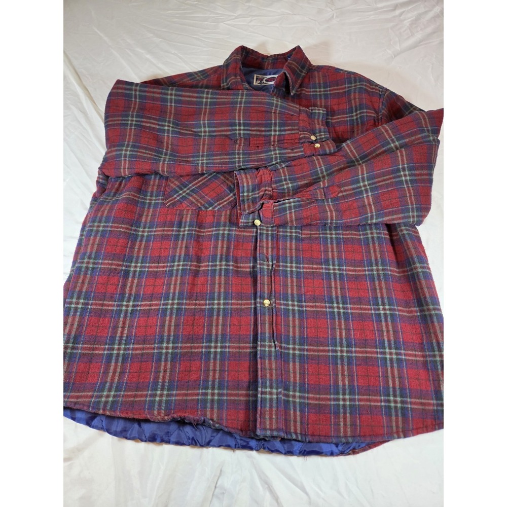 vintage Williams Bay Trading Co. plaid flannel shirt